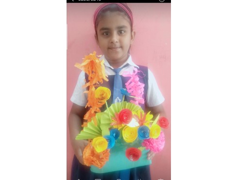Flower Making Competition-Std IV
